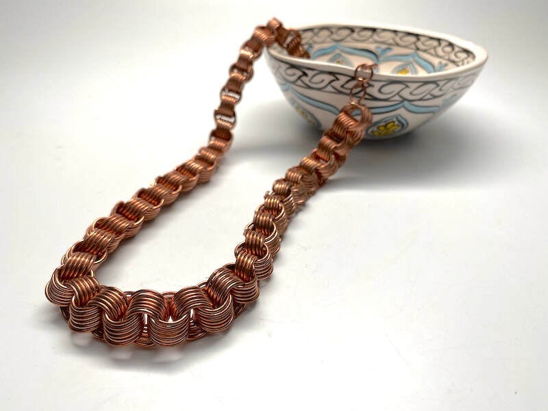 TAMAM Handmade copper chain necklace